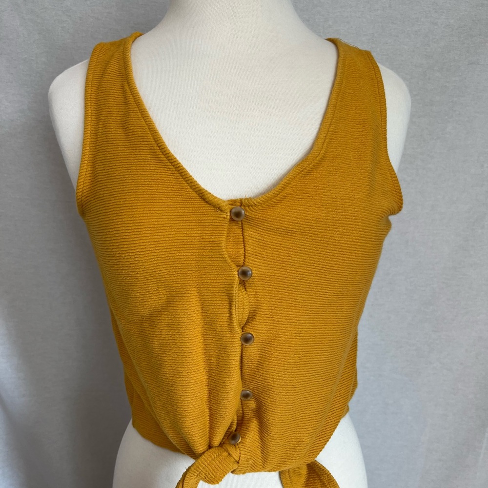 Madewell front tie blouse